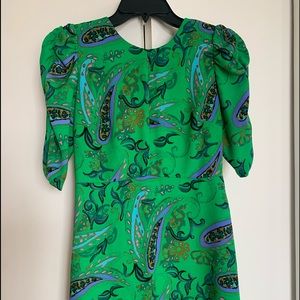 Zara green dress